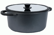 Katls ar vāku, pārklājums, D-28 cm, H-13.5cm, 6.5L, indukcijai