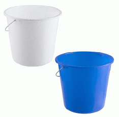 Spainis PP ar metāla rokturi 10 L, D-27.5, H-25 cm