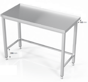 Darba galds bez borta un plaukta 1500x800x900mm