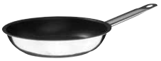 Panna ar klājumu, n/t,  indukcijai, Ø36cm, h-6cm