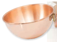 Mikserbļoda , vara, D-260 mm, H-130 mm, 4.5 L