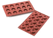 Forma silikona, aplis, d-40 mm, h-13 mm