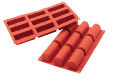 Forma silikona, Hollow, 9x83ml/84x32x35 mm, 30x17.5 cm