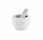 Miezeris ar stampu, granīta, D-15 cm, h- 10 cm