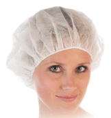 Cepure, balta, 50gab. 0.23kg., Viscose, D-480 mm