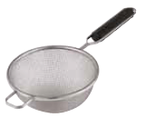 Siets 16 cm, n/t, ABS melns rokturis