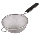 Siets 18 cm, n/t, ABS melns rokturis