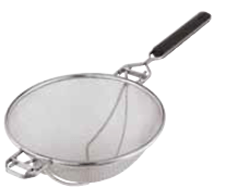 Siets 30 cm ar stiprinājumu, n/t, ABS melns rokturis