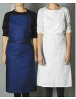 Priekšauts, 50% polisters, 50% kokvilna, 270g/m2, balts