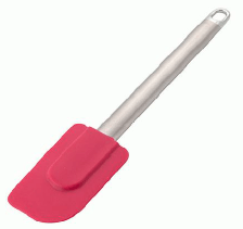 Lāpstiņa silikona, mīklai, n/t rokturis, 25 cm