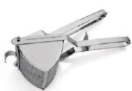 Prese, kartupeļiem, D-9cm, garums 32.5 cm, 3 ieliktņi