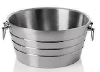 Dzesējamais trauks šampanietim, dubultā siena, D-39, H-18 cm