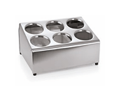 Statīvs galda piederumiem, 6 iedalījumi, N/T