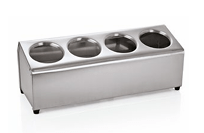 Statīvs galda piederumiem, 4 iedaļas, N/T, 45x17x18 cm