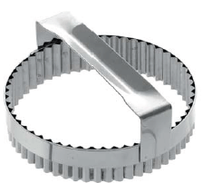 Forma izspiešanai ar rokturi, rievota, D-145 mm