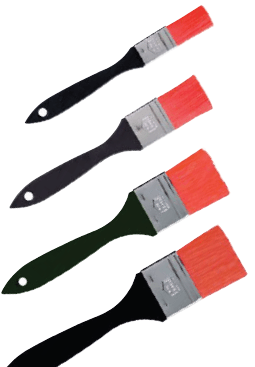 Ota ar sarkaniem neilona sariem, 50 mm, melns PP rokturis