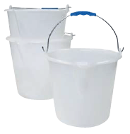Spainis ar snīpi, met. rokt, 12L, LDPE, D-305(220), H-275 mm