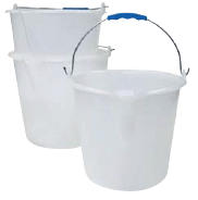 Spainis ar snīpi, met. rokt, 15L, LDPE, D-320(230), H-285 mm