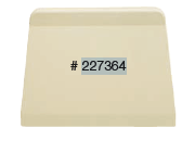 Skrāpis/dalītājs mīklai, 125x100x5 mm, ABS