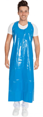 Priekšauts, gumijas, TPU, 90x130 cm. zils, 0.238 kg.