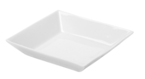 Plate, kvadrātveida, dziļā, 22x22cm, Quadro