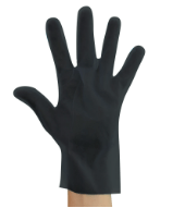 Cimdi, TPE, Allfood, melni, 200 gab., M-izmērs, 0.448 kg.