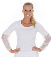 Uzroči, 40 cm, balti, PE, 100 gab., 0.23 kg.