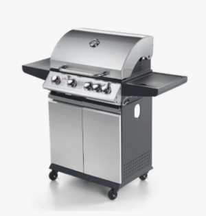 Grills gāzes, BBQ X4, 4 degļi, 1 sāna deglis