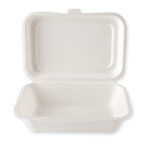 Kārba ēdienam, cukurniedru, 50 gab., 170x125x49 mm