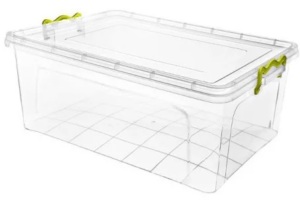 Kaste STRONG ar vāku 35 litri, 587x390x205 mm