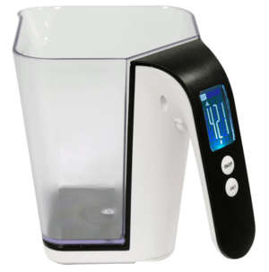 Mērkrūze ar svariem, 1.2L, 2kg/1gr. +5~+35?C, 2x1.5V; AAA