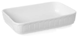 Forma cepšanai porcelāna, 330x225x(H)70 mm, - +600C