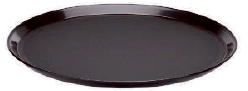 Paplāte, diam.32 cm, neslīdoša virsma, brūna