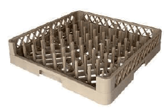 Grozs šķīvjiem, paplātēm, viena mala vaļēja, 50x50x10cm