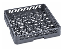 Grozs trauku mašīnai, šķīvjiem, 25 pirksti, 50x50cm, pelēks