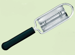 Tīrītājs zivs zvīņām, n/t, divpusējais asmenis