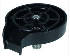 Skalotājs glāzēm, D-128 mm, melns