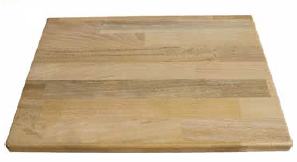 Sadeles dēlis ar atduri, koka, 500x300x42 mm