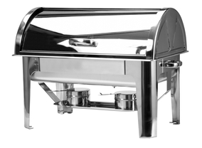 Silto ēdienu servēšanas trauks ar veramu vāku