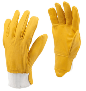 Cimdi, darba, 10-izmērs, pāris, ādas