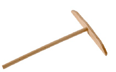 Lāpstiņa koka, mīklas izlīdzināšanai, platums 18 cm